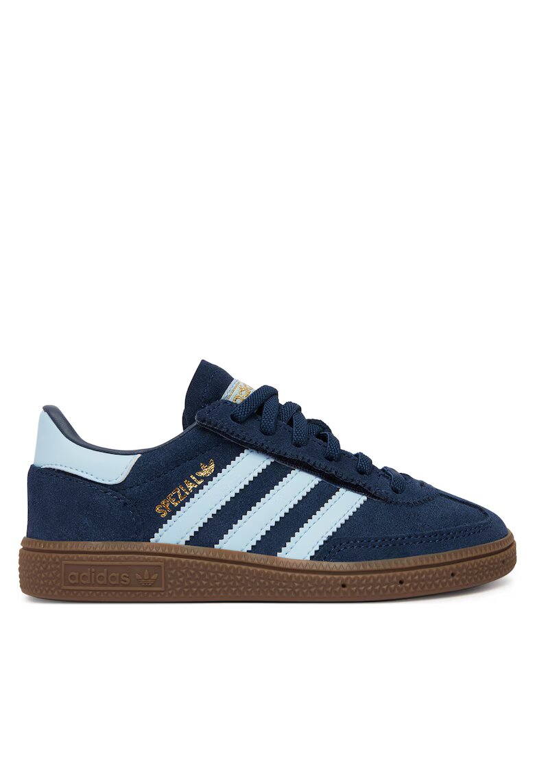 adidas Детски спортни обувки - естествена кожа - велкро - тъмносини
