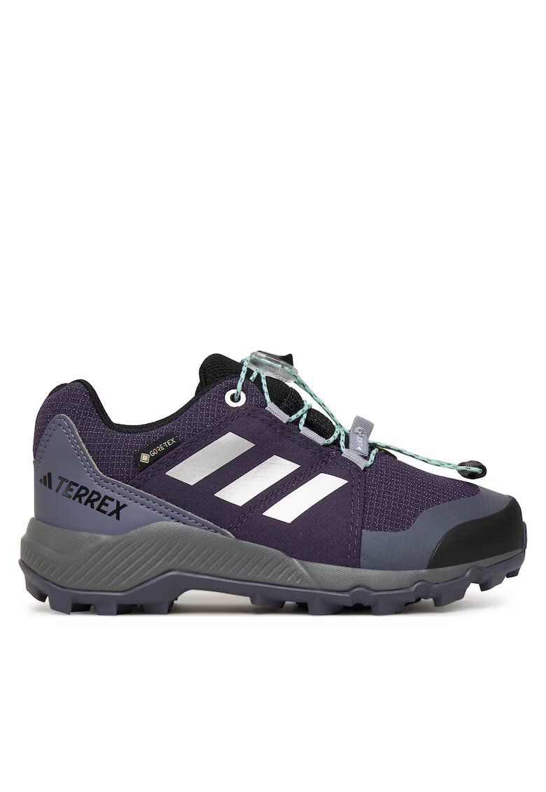 adidas Детски спортни обувки - Terrex GORE-TEX - за трекинг - унисекс - Aurplu/Silvmt/Seflaq - текстил -