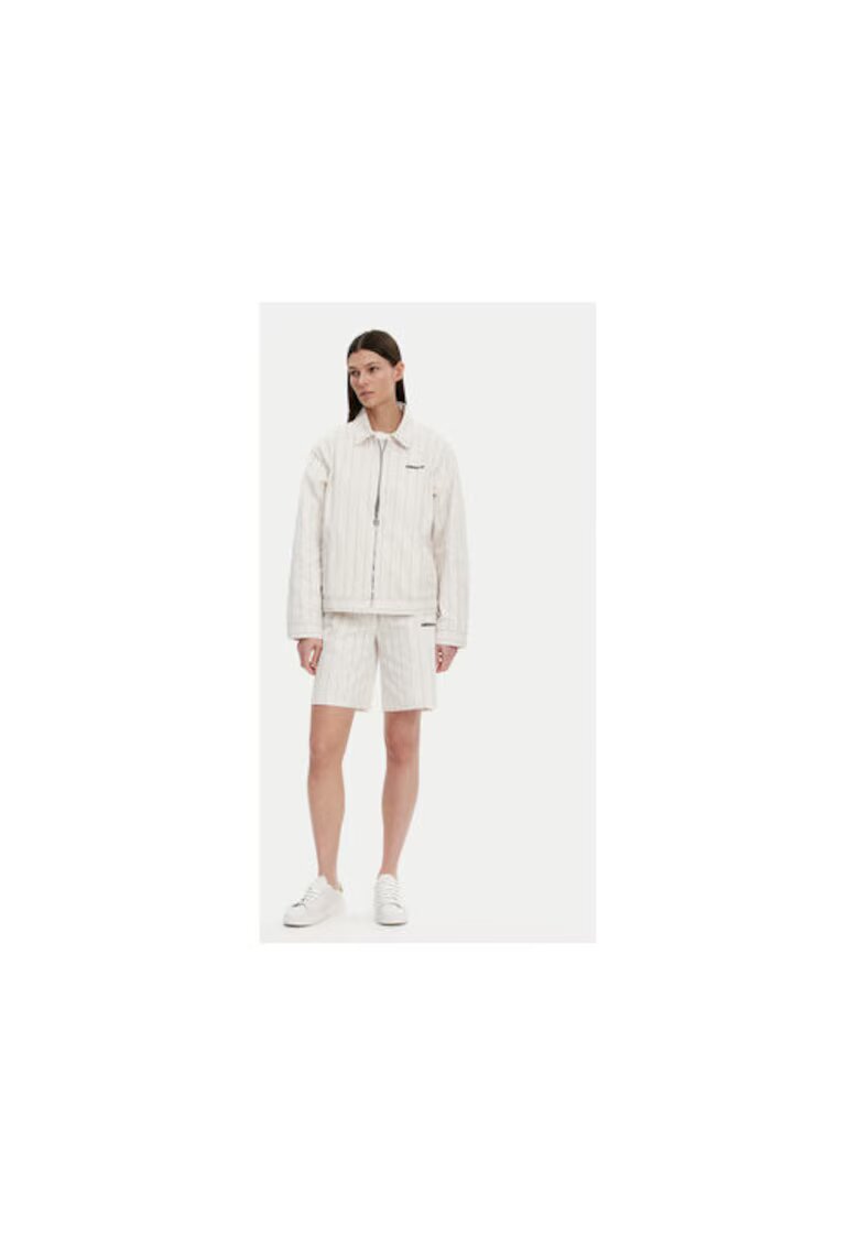 adidas къси панталони на райета от памук