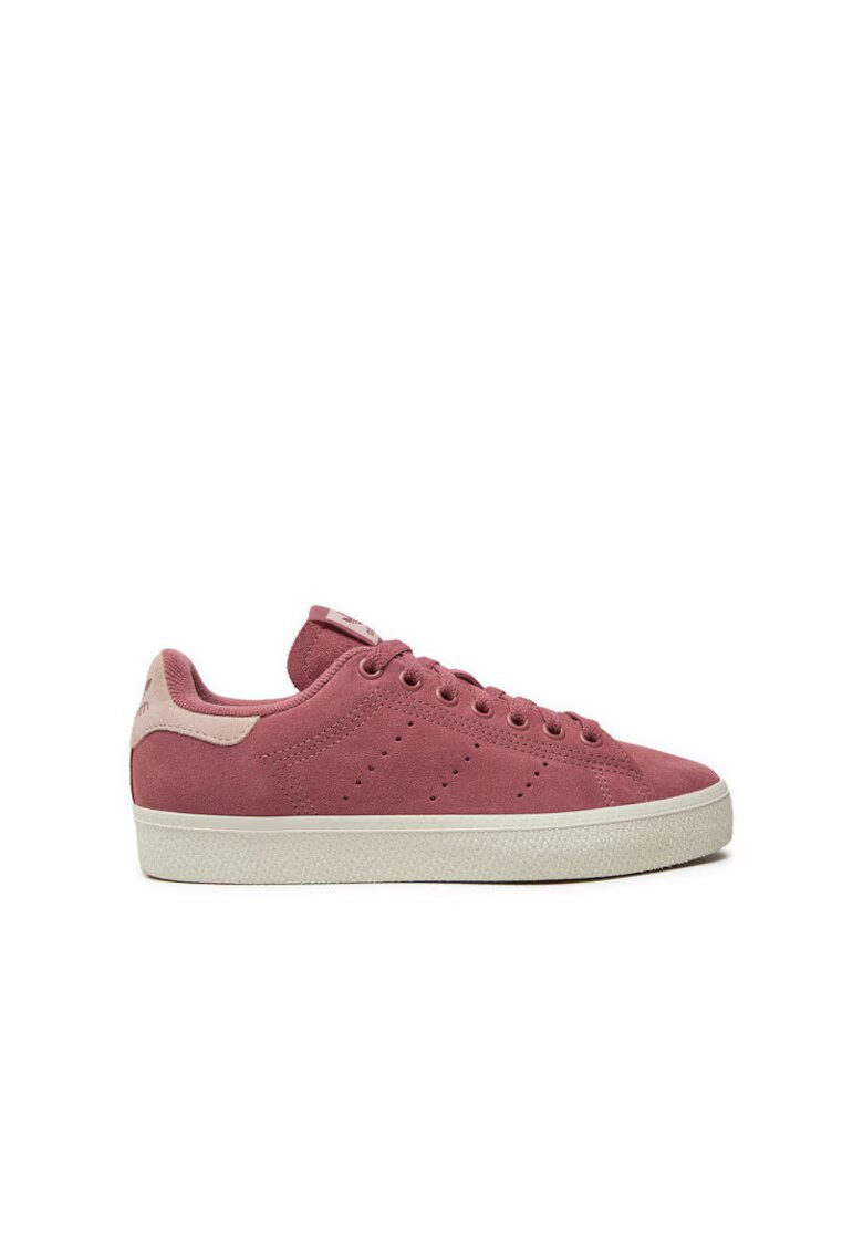 adidas Маратонки Stan Smith - червени - естествена кожа - за жени