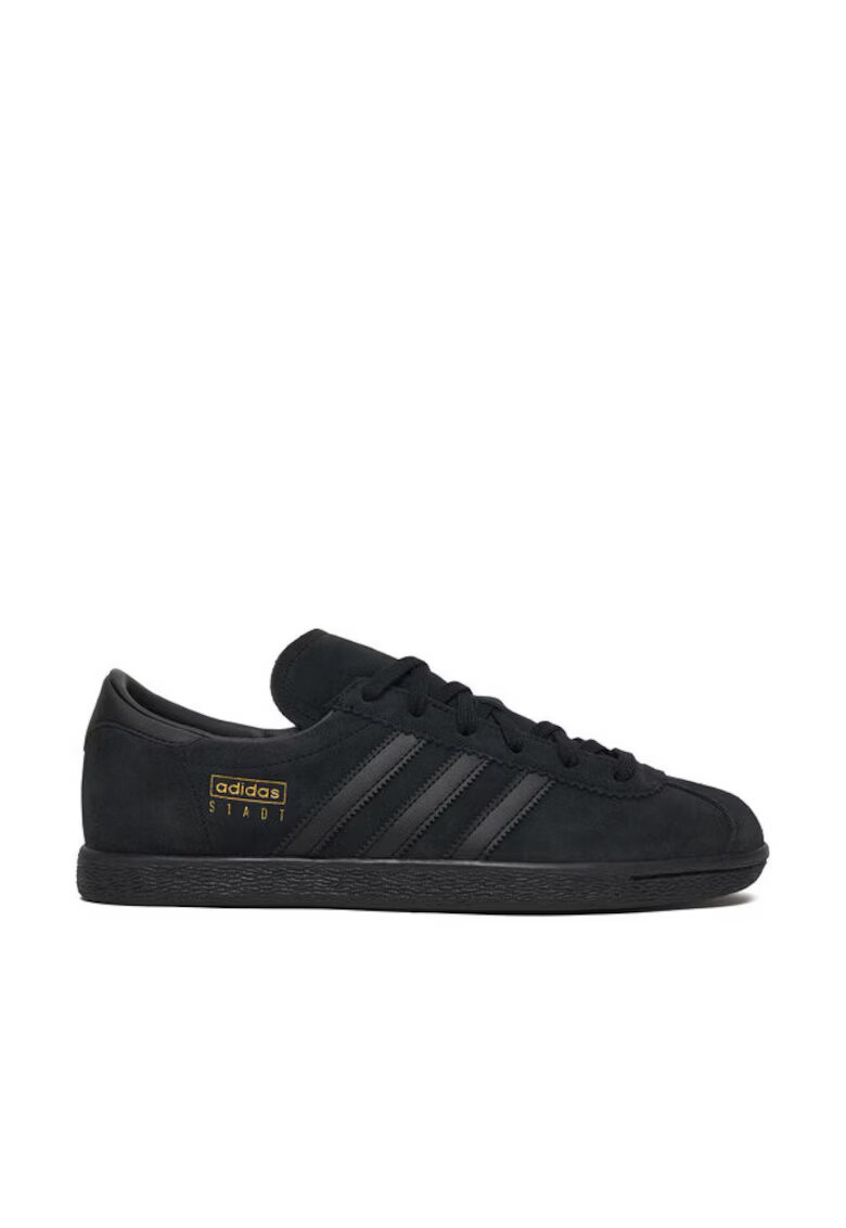 adidas Мъжки кецове - естествена кожа - черни