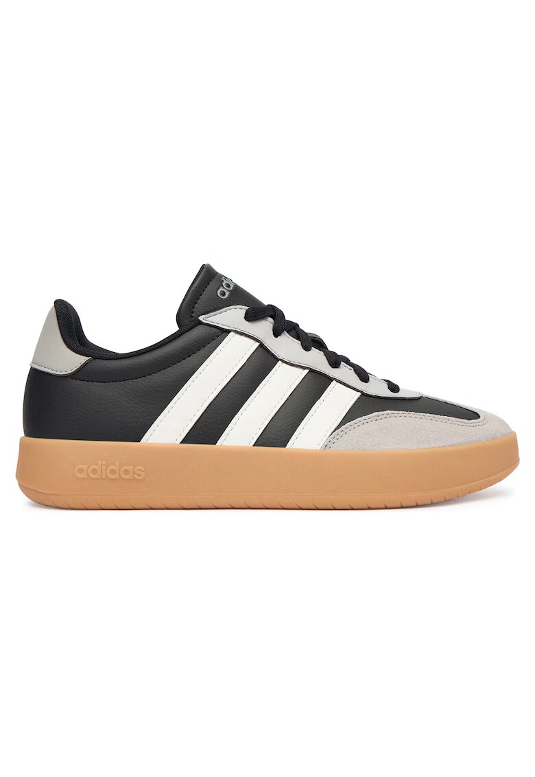adidas Мъжки кецове - естествена кожа - черно/сиво