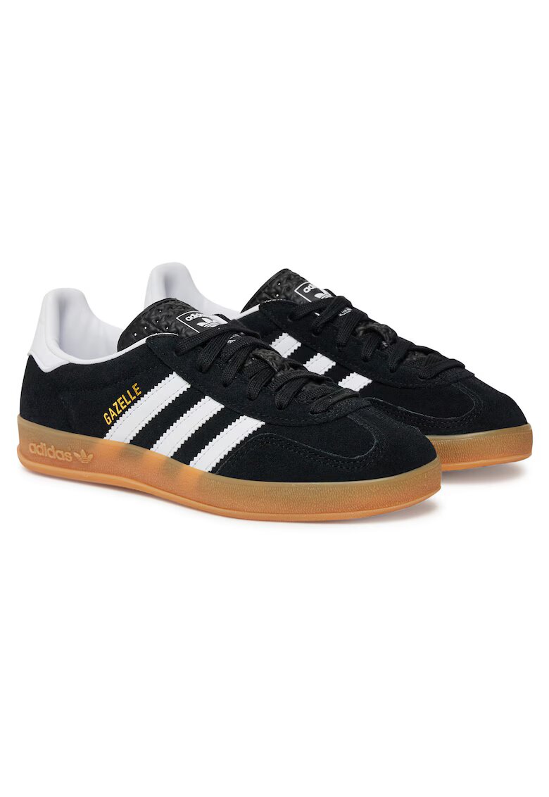 adidas Мъжки кецове - от естествена кожа - черно/бяло