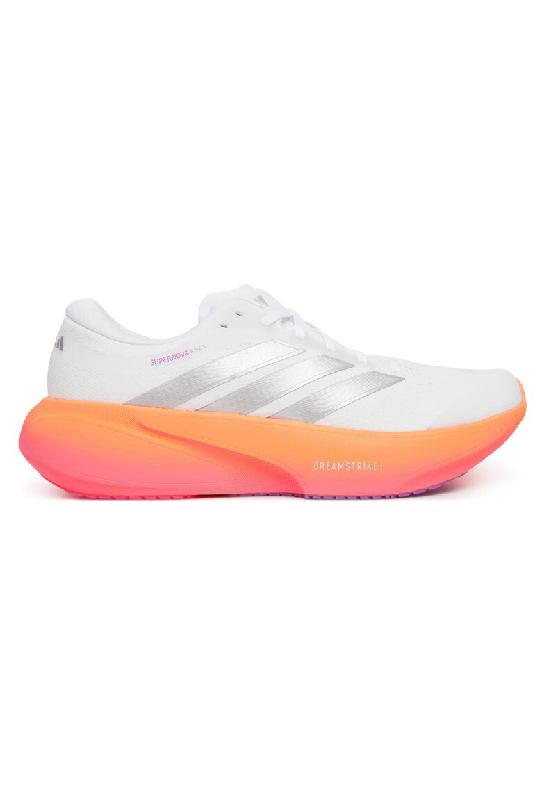 adidas Мъжки спортни обувки - за бягане - текстил/синтетика - бели