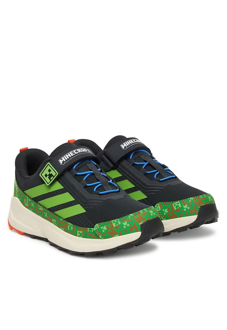 adidas Момчешки маратонки - текстил - сиви