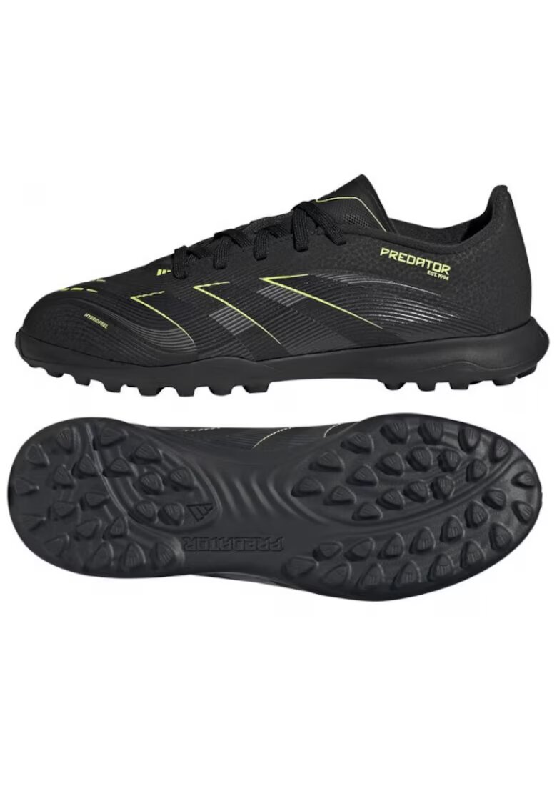 adidas Обувки за футбол - Predator - с бутонки - черни -