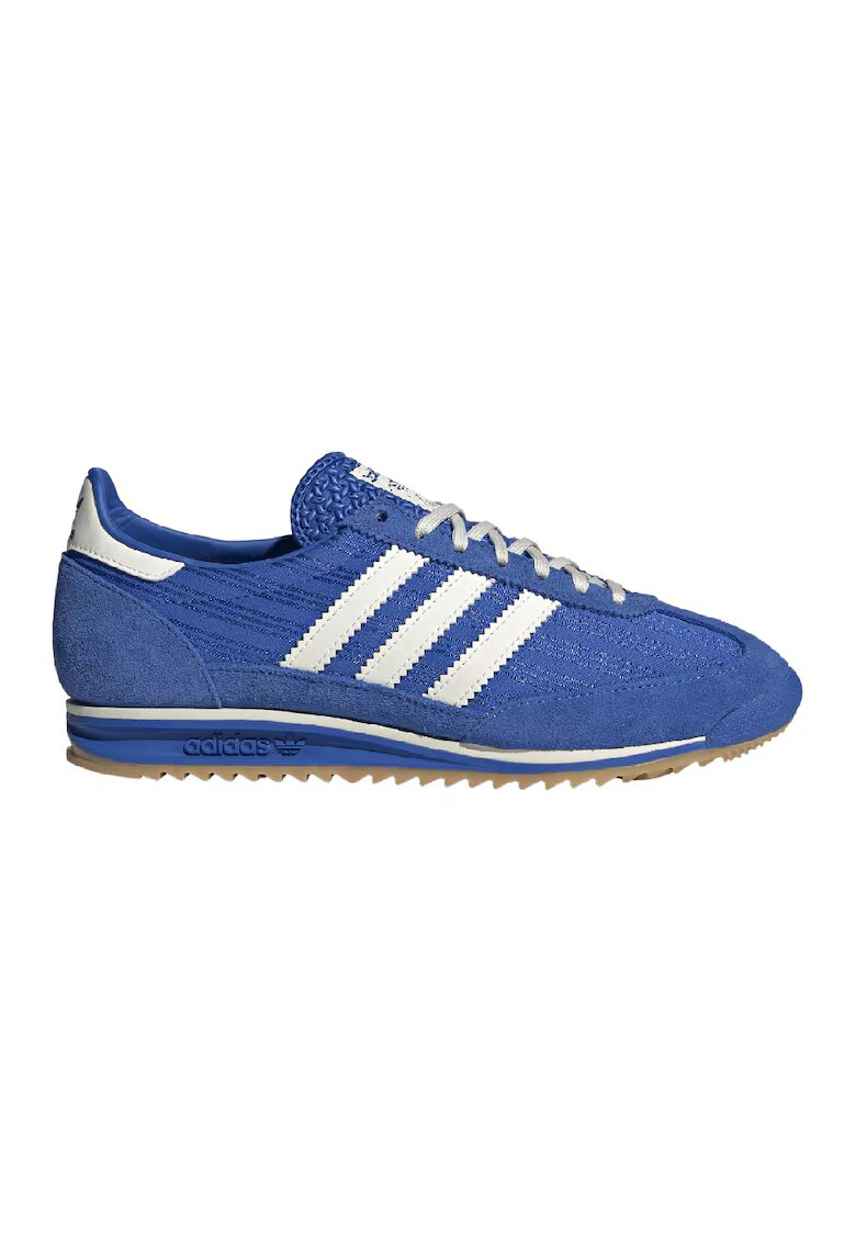 adidas Originals Спортни обувки SL 72 с велур - Бял/Пастелносин