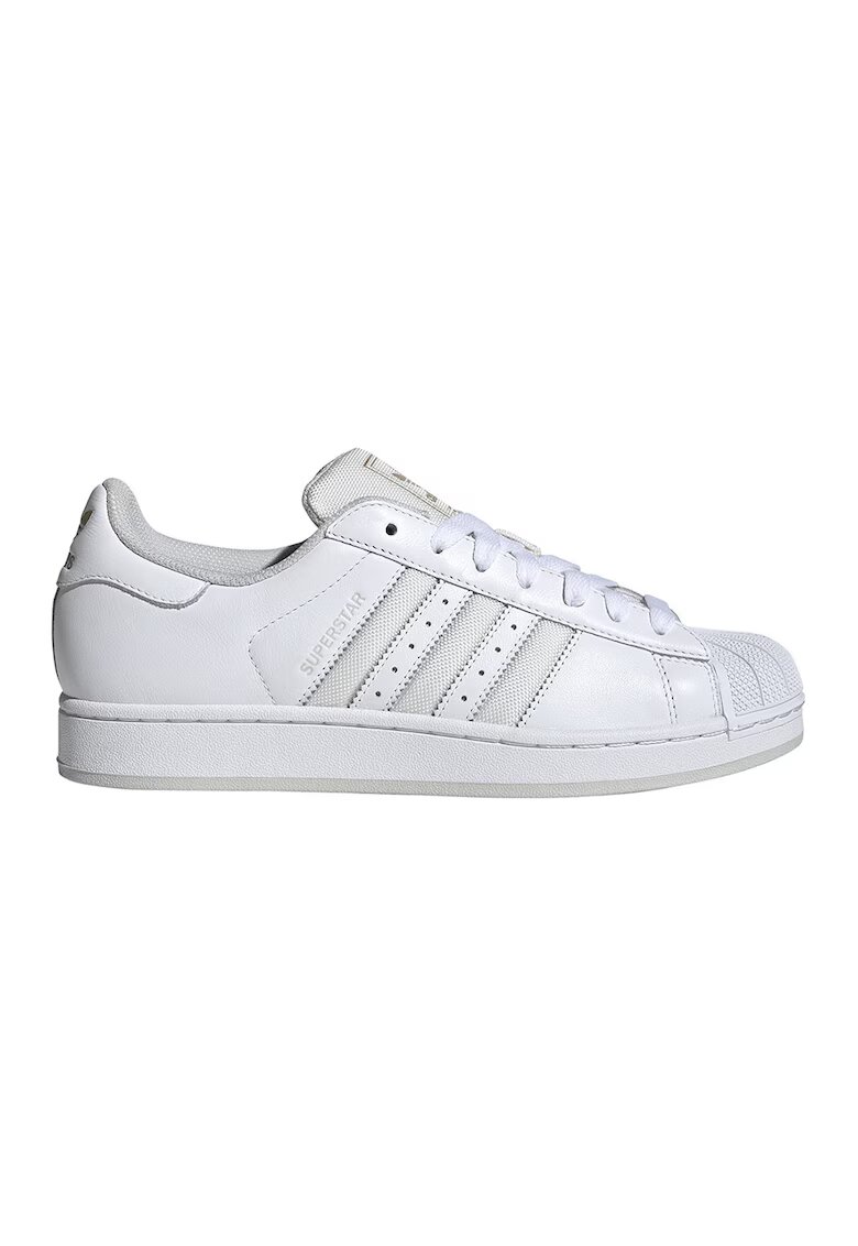 adidas Originals Спортни обувки Superstar II от кожа - Бял/Мръснобял