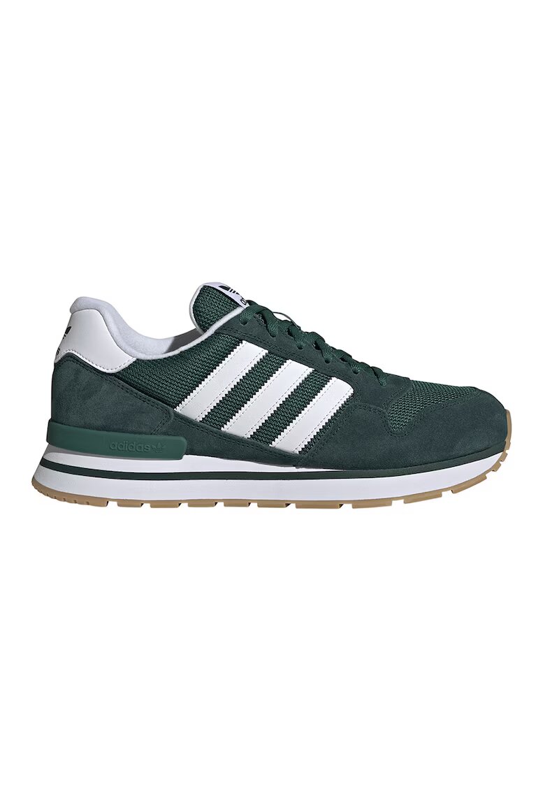 adidas Originals Спортни обувки ZX 500 RS с велур - Бял/Папратово зелено