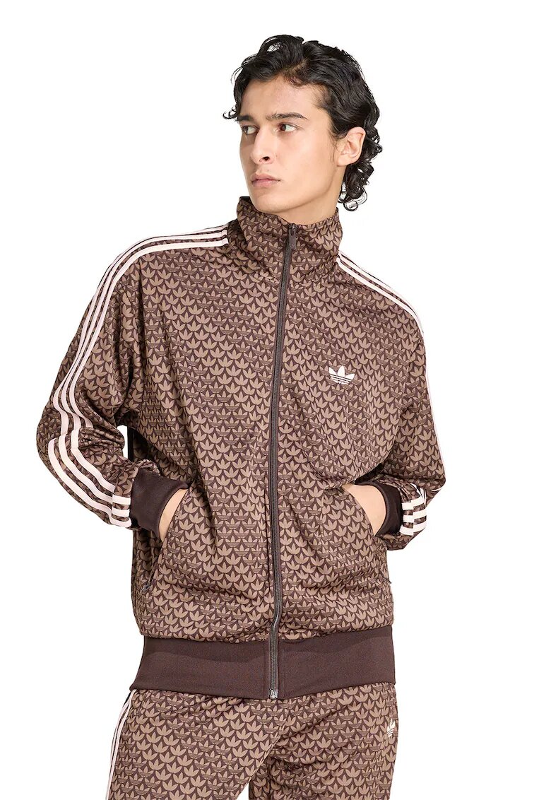 adidas Originals Суитшърт Firebird с цип и лого