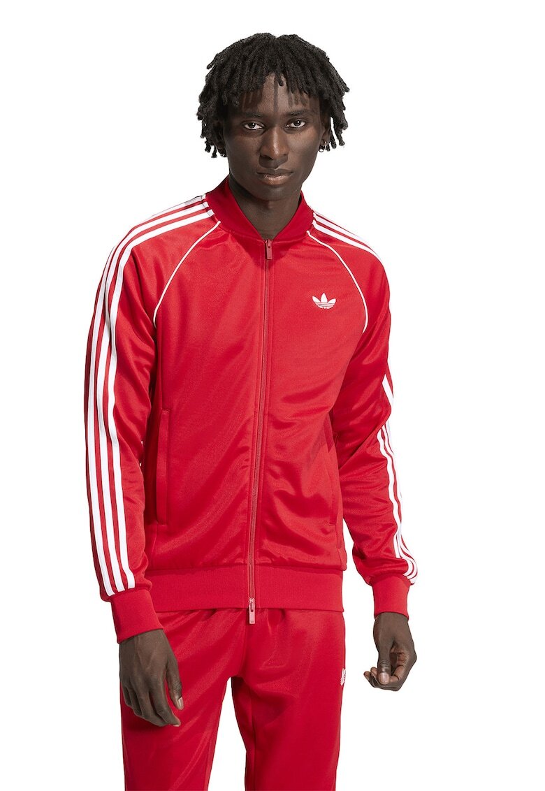 adidas Originals Суитшърт с цип и лого