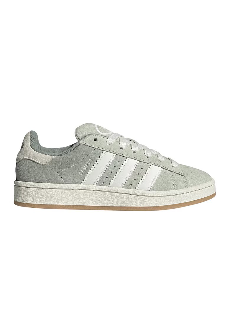 adidas Originals Велурени маратонки Campus 00s - Бледозелен/Мръснобял