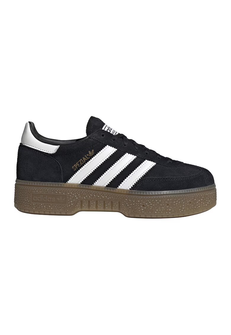 adidas Originals Велурени маратонки Spezial с лого - Бял/Черен