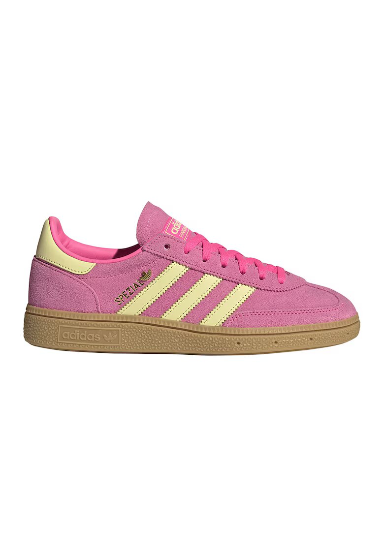 adidas Originals Велурени маратонки Spezial - Жълт/Пастелнорозов