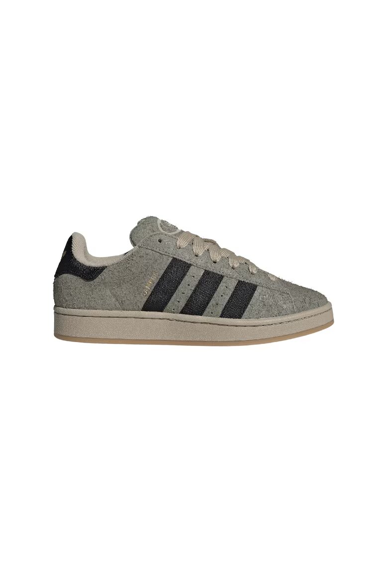adidas Originals Велурени спортни обувки Campus 00s - Черен/Каки
