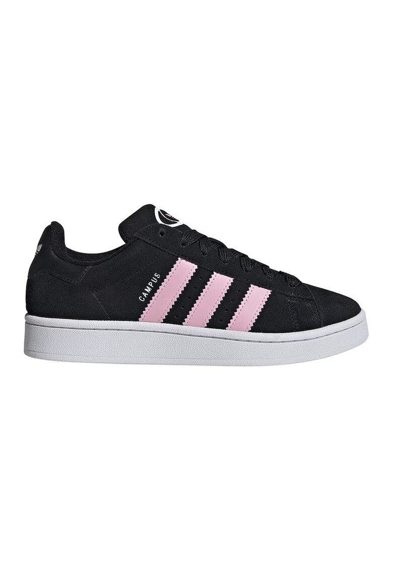 adidas Originals Велурени спортни обувки Campus 00s - Черен/Пастелнорозов