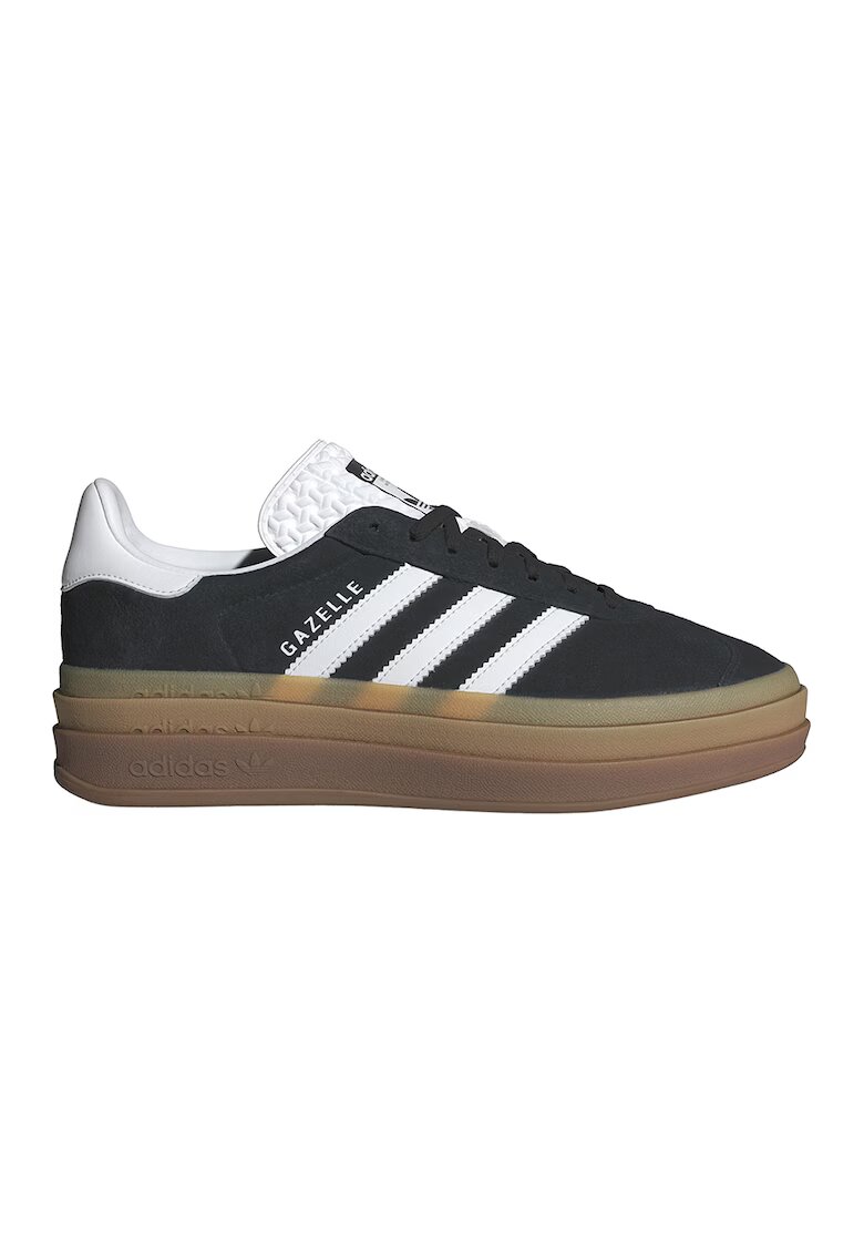 adidas Originals Велурени спортни обувки Gazelle Bold - Бял/Черен