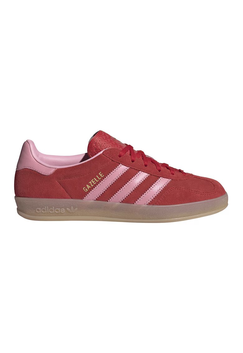 adidas Originals Велурени спортни обувки Gazelle - Корал/Пастелнорозов/Карамел