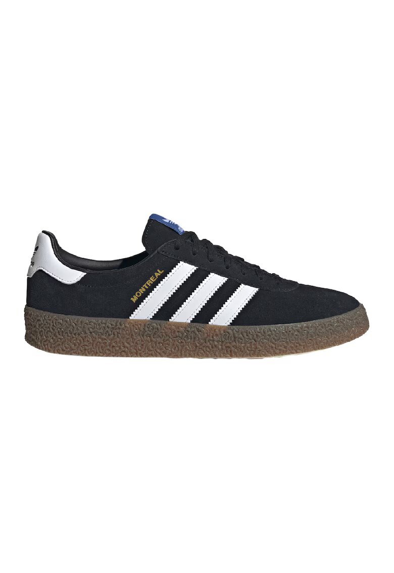 adidas Originals Велурени спортни обувки Montreal - Бял/Черен