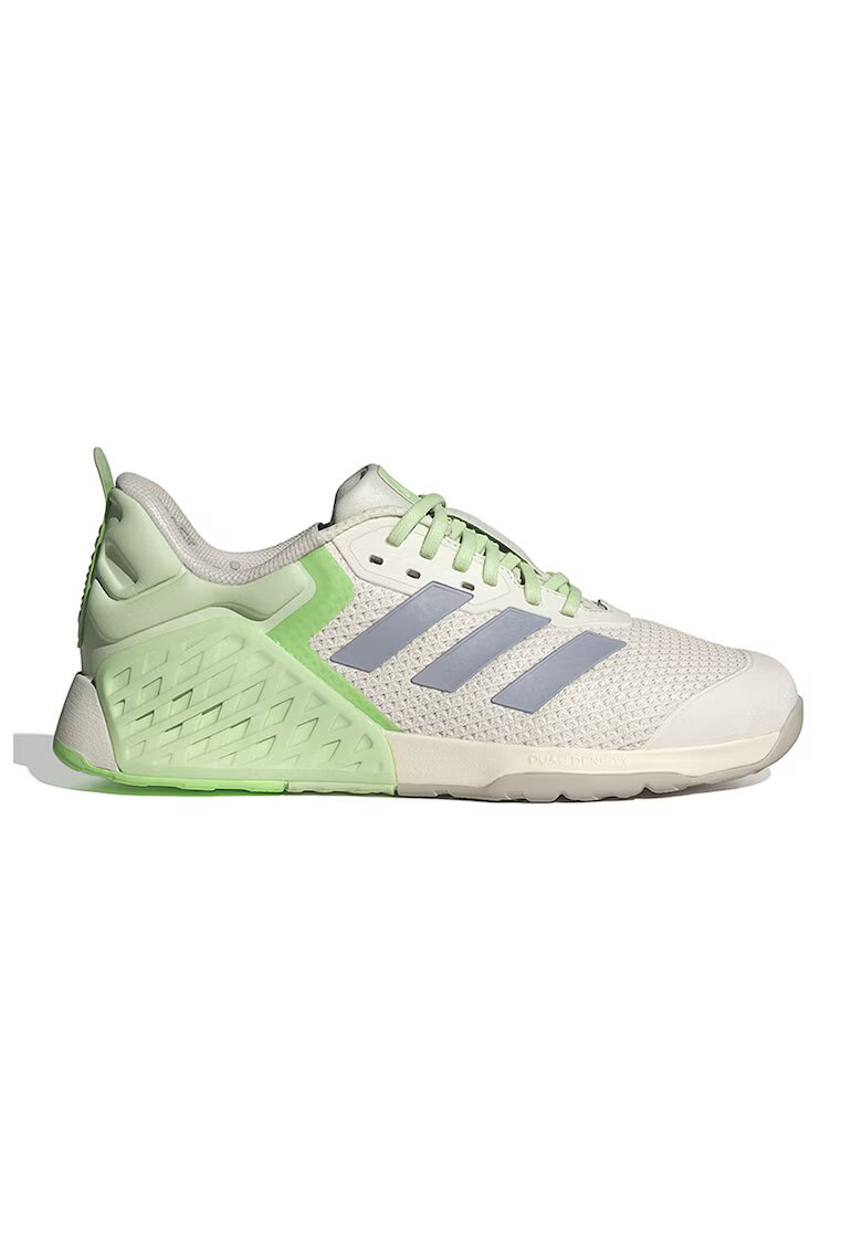 adidas Performance Фитнес обувки Dropset 3 - Мръснобял/Лайм зелено