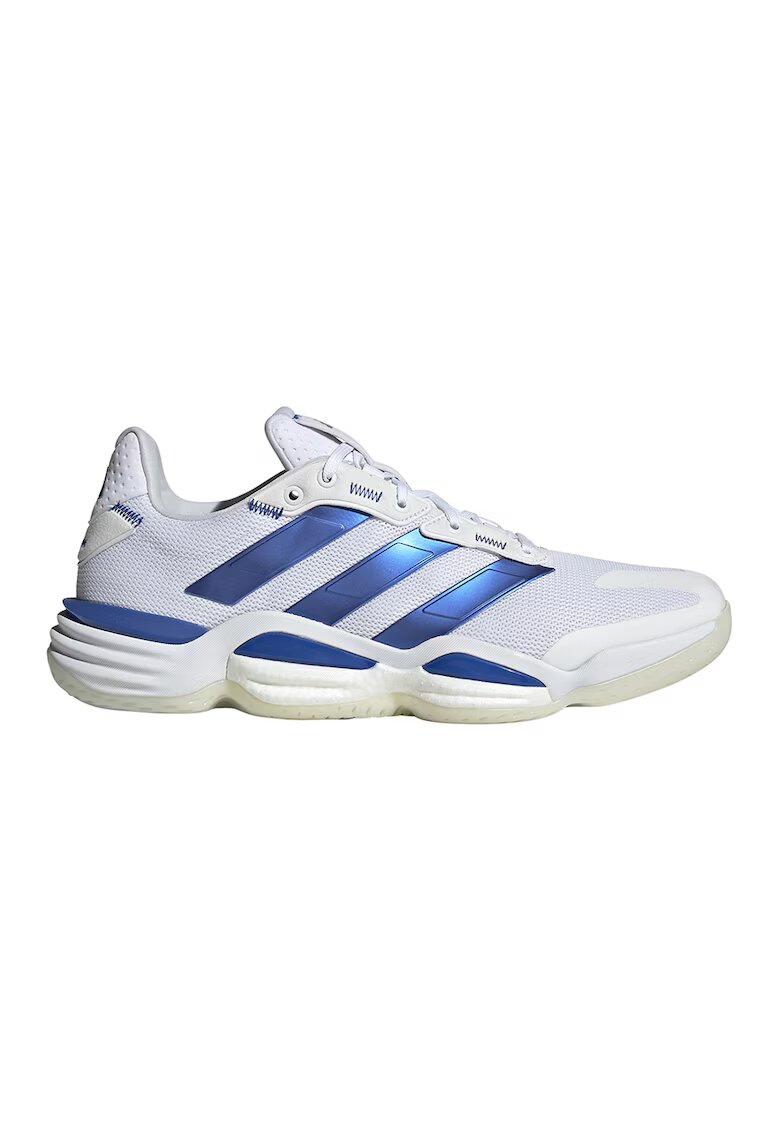 adidas Performance Мрежести спортни обувки Stabil 16 Indoor със синтетика - Бял/Кралско Синьо