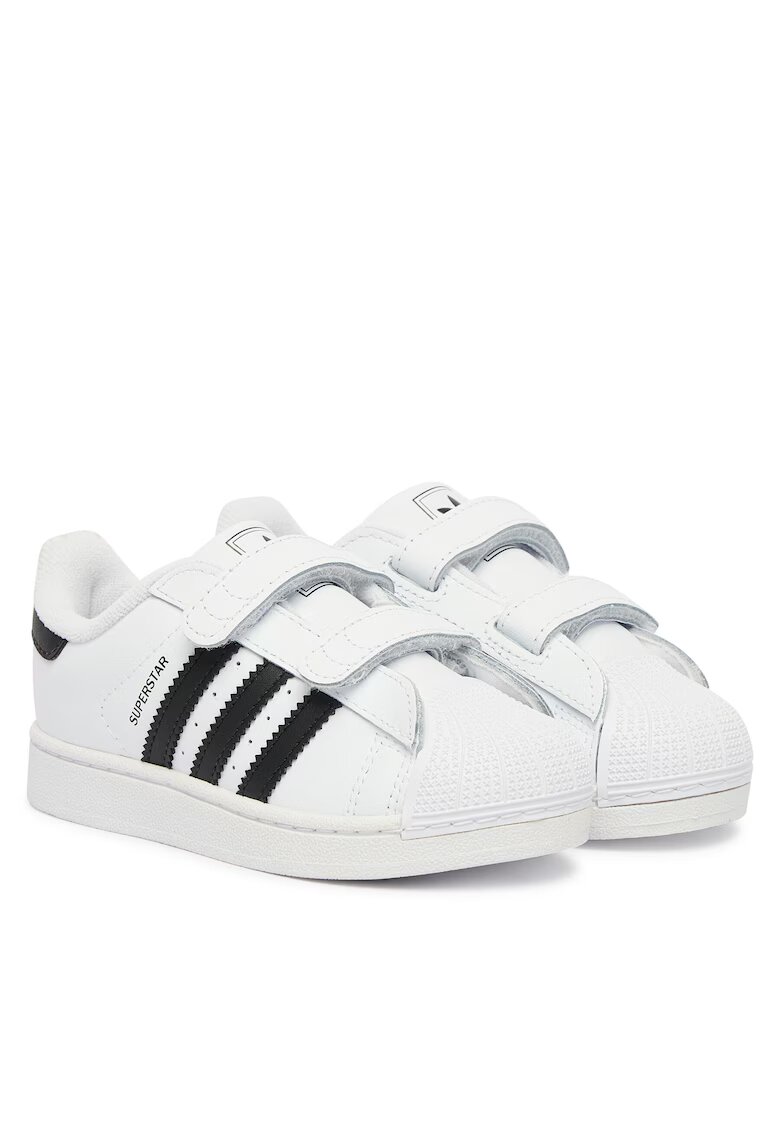 adidas Спортни обувки за деца - унисекс - велкро - бели - екологична кожа