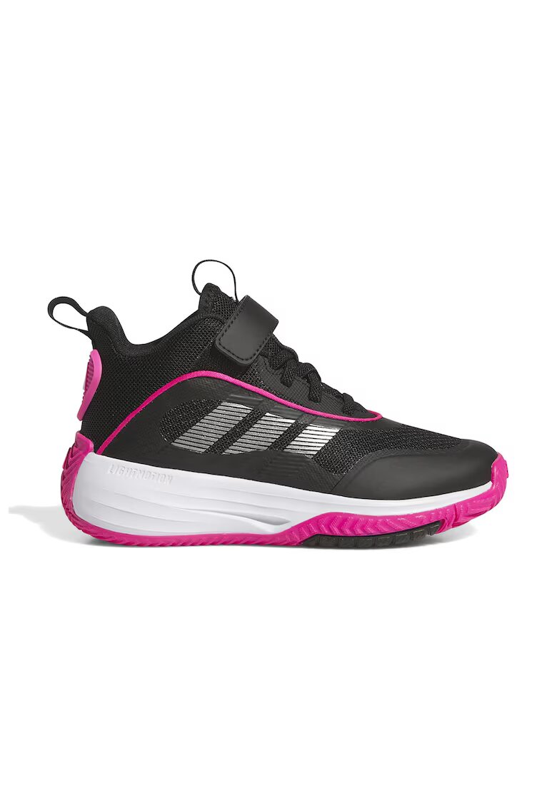 adidas Sportswear Баксетболни обувки Own The Game 3.0 с велкро - Черен/Фуксия