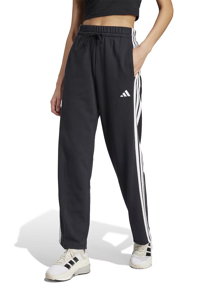 adidas Sportswear Дълъг спортен панталон с връзка - Бял/Черен