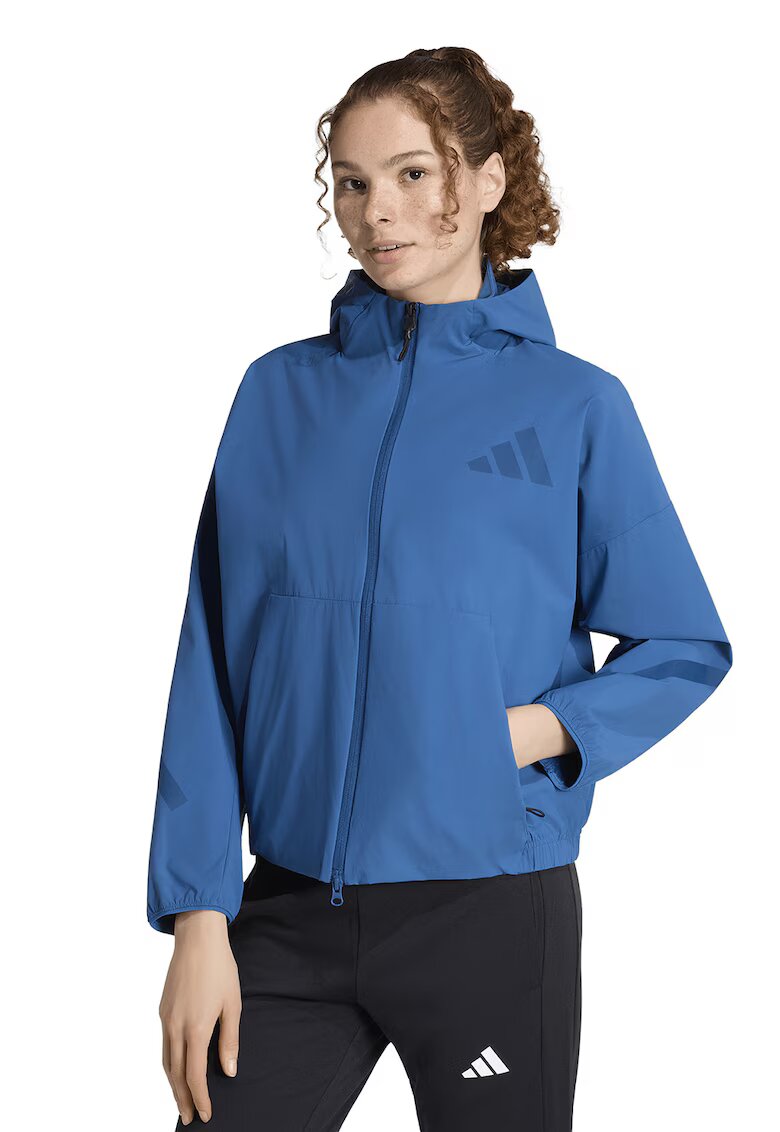adidas Sportswear Худи с цип и джобове