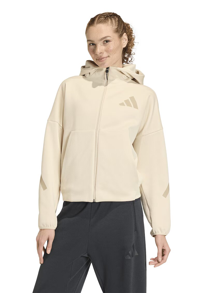 adidas Sportswear Худи Z.N.E. с паднали ръкави и скосени джобове