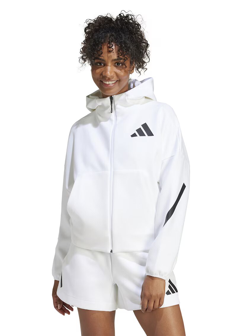 adidas Sportswear Худи Z.N.E. с паднали ръкави и скосени джобове
