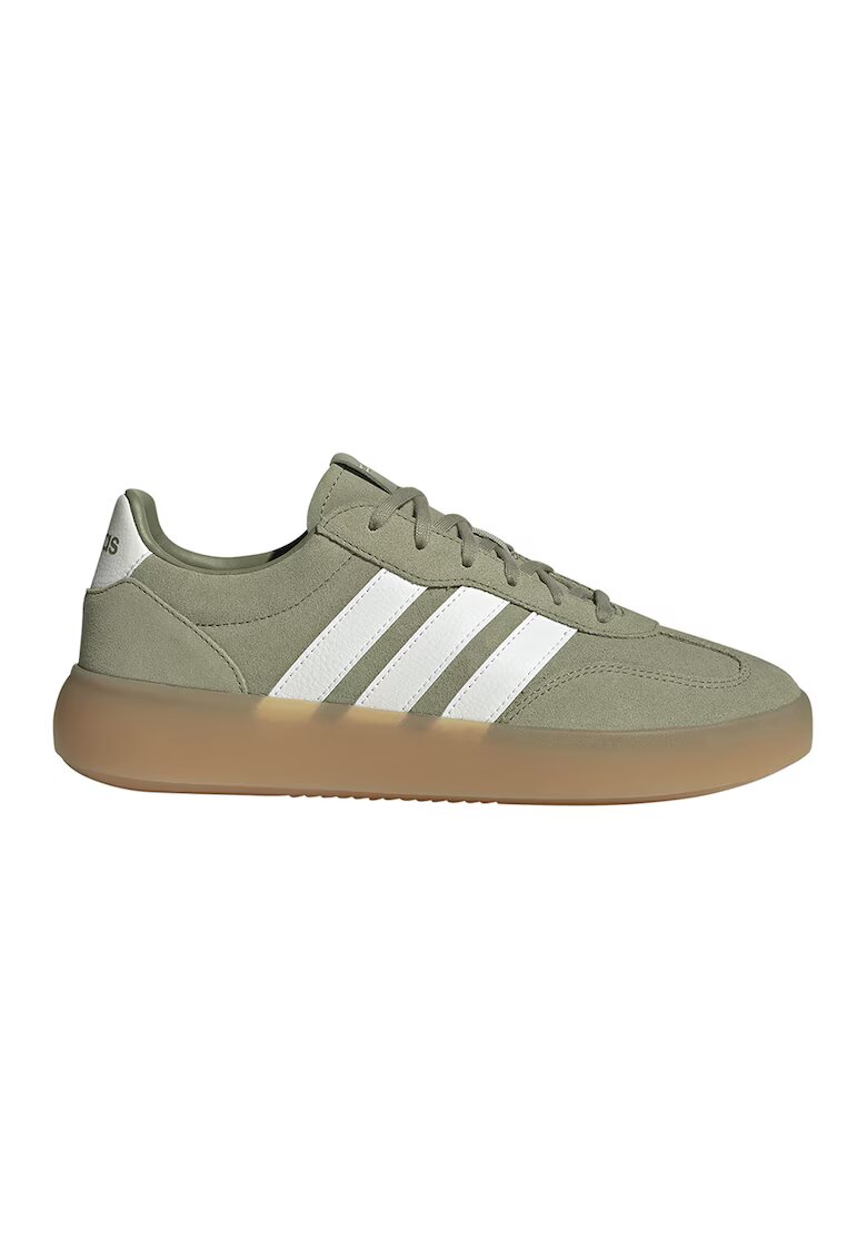 adidas Sportswear Спортни обувки Barreda Decode Lux от велур и кожа - Бледозелен/Бял/Шам фъстък зелено