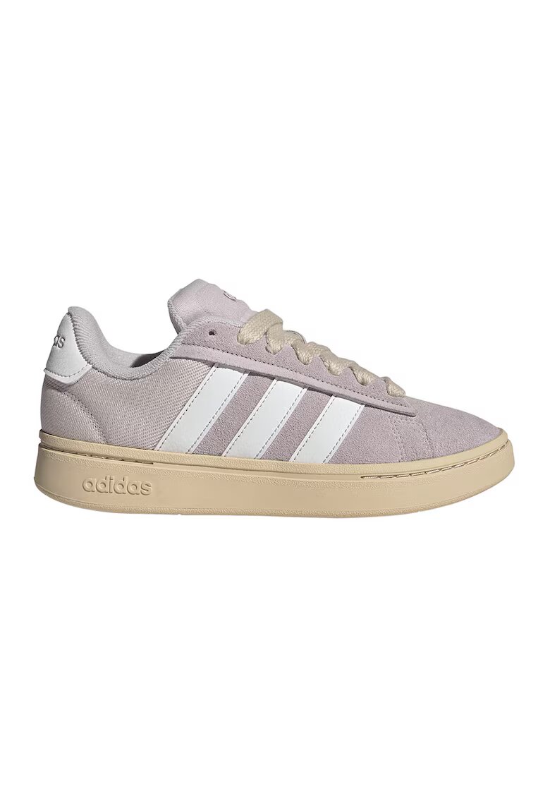 adidas Sportswear Спортни обувки Grand Court Alpha от велур и кожа - Бял/Светло