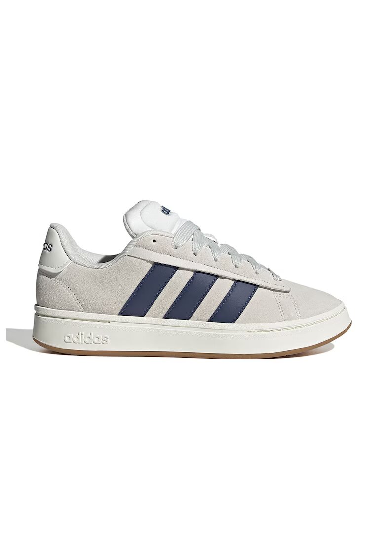 adidas Sportswear Спортни обувки Grand Court Alpha от велур - Тъмносин/Светло бежово