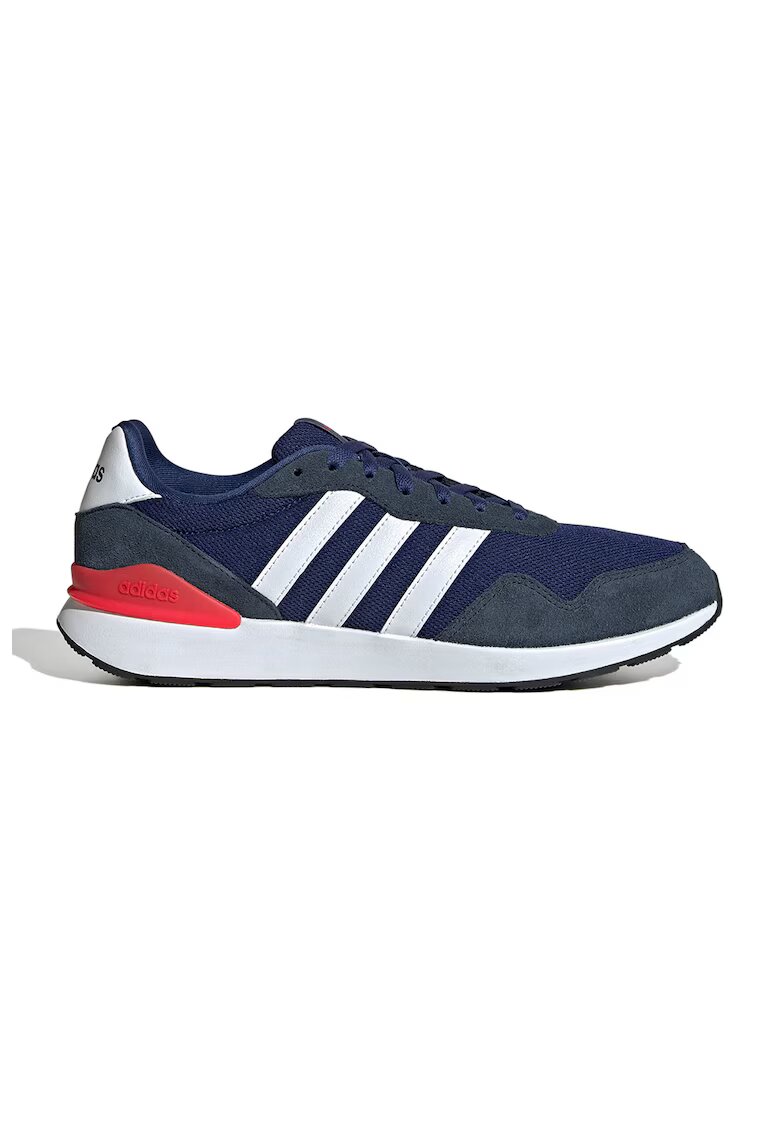 adidas Sportswear Спортни обувки Run 60s 4.0 с велур и текстил - Бял/Тъмносин