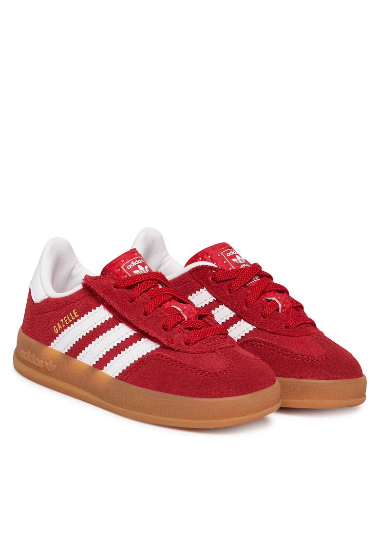adidas Унисекс маратонки - естествена кожа - червени