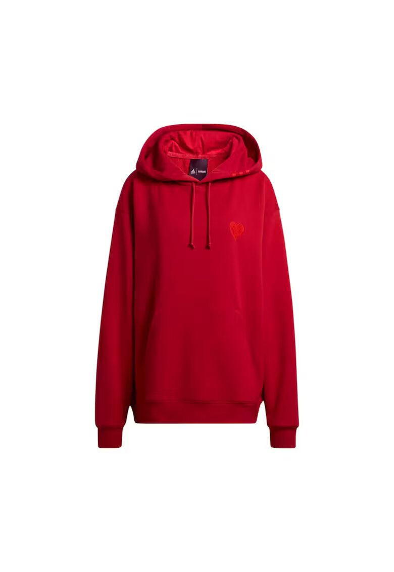 adidas x Ivy Park дамски спортен суичър - - памук - с качулка - бродерия