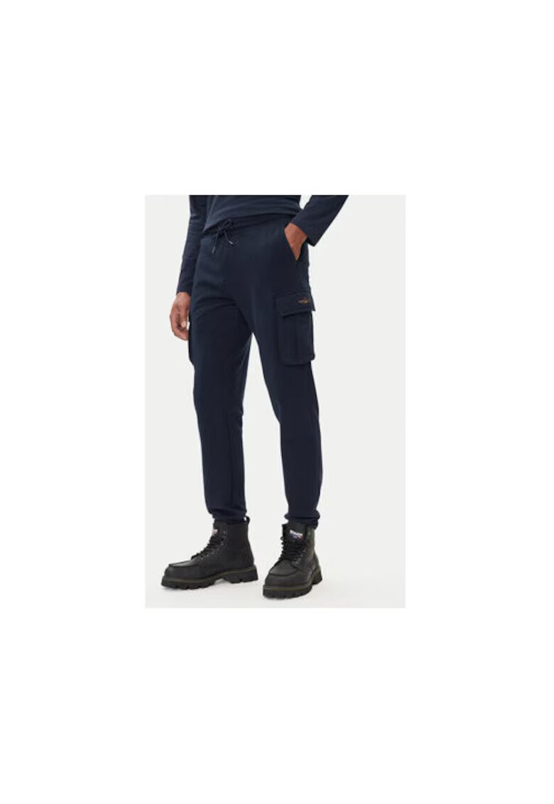 Aeronautica Militare Мъжки спортни панталони - 305683441 - синтетични - черни