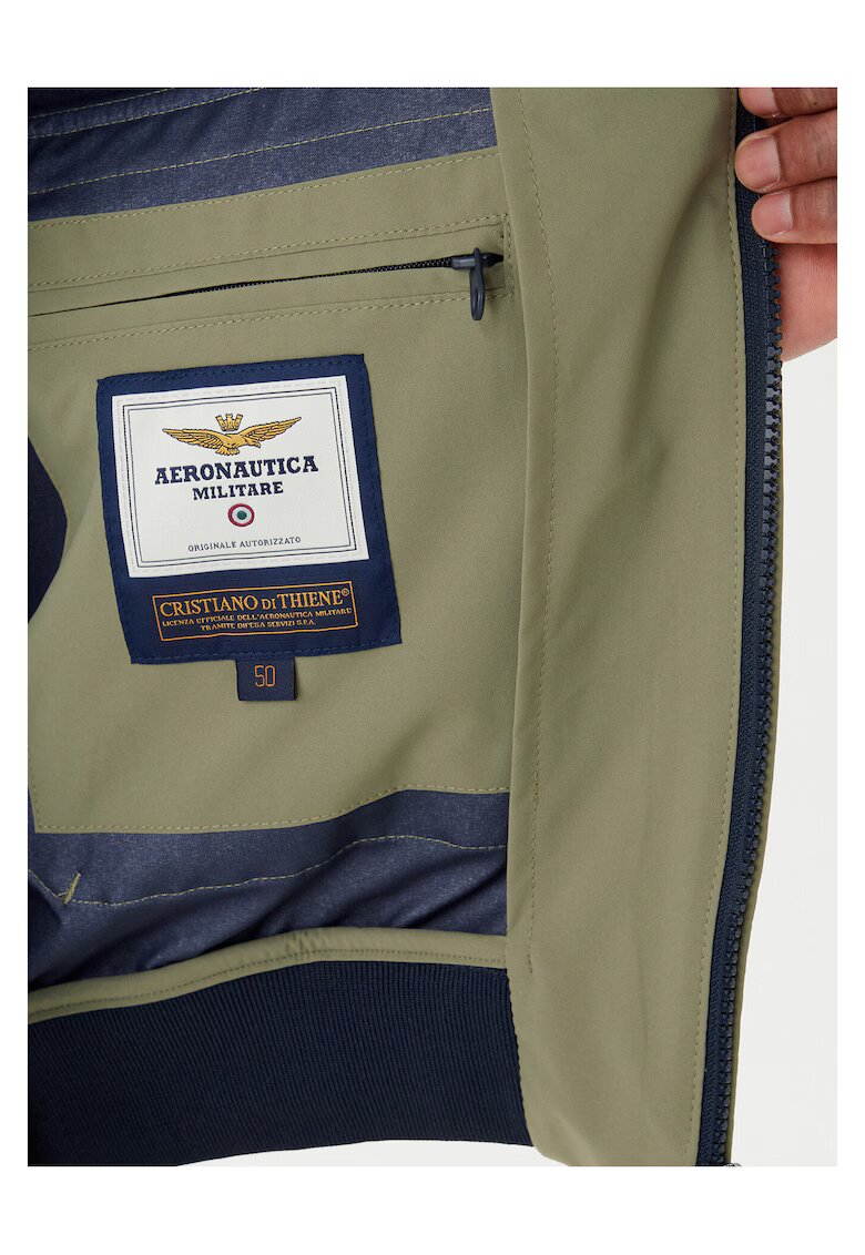 Aeronautica Militare Мъжко бомбър яке - полиестер - зелено
