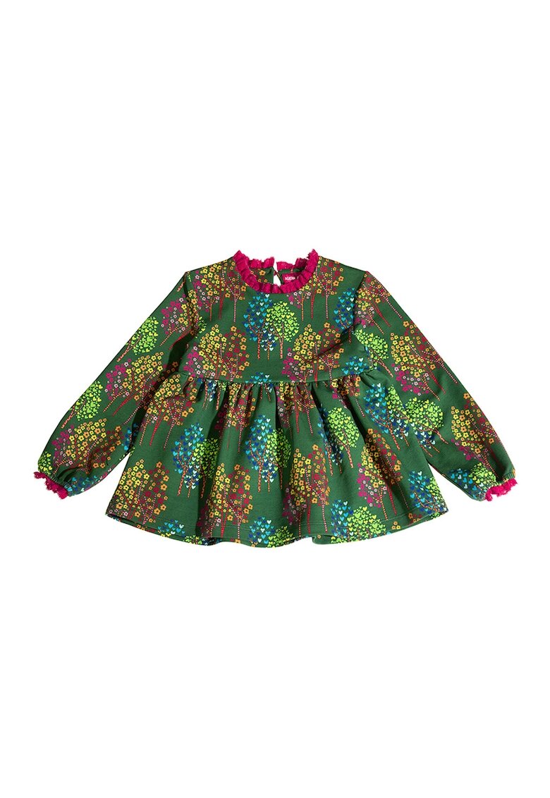 Agatha Ruiz de la Prada Блуза с десен и овално деколте - Многоцветен