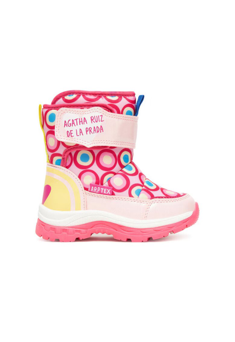 Agatha Ruiz de la Prada Зимни ботуши за момичета - 305467072 - еко кожа - многоцветни