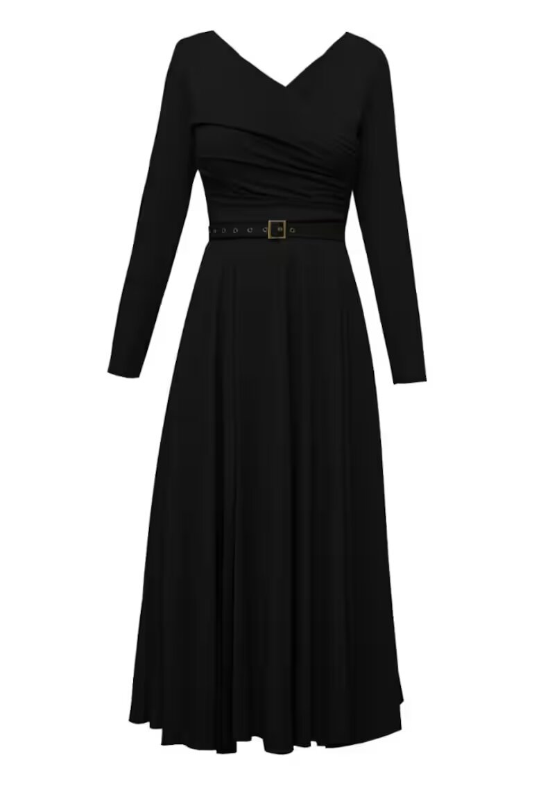 Alina Cernatescu Sunday Lyocell Midi Flared Dress