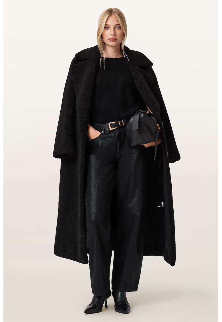 AllSaints Дълго палто с копчета