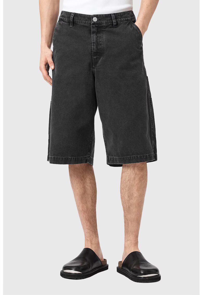AllSaints Широки дънкови карго бермуди