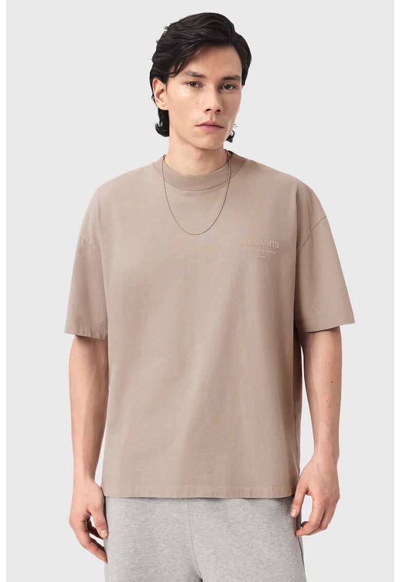 AllSaints Свободна памучна тениска Xander