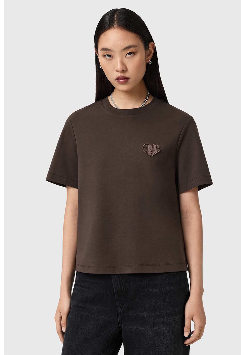 AllSaints Свободна тениска Lover Lisa с овално деколте