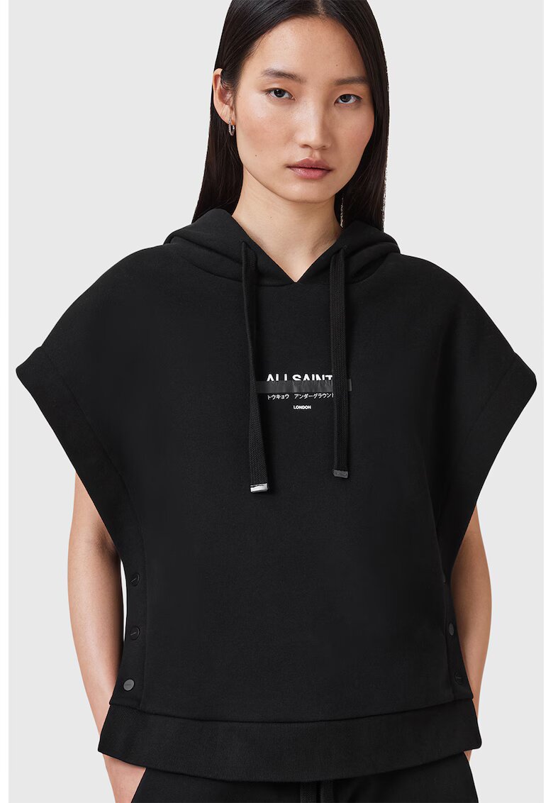 AllSaints Свободно худи с шарка