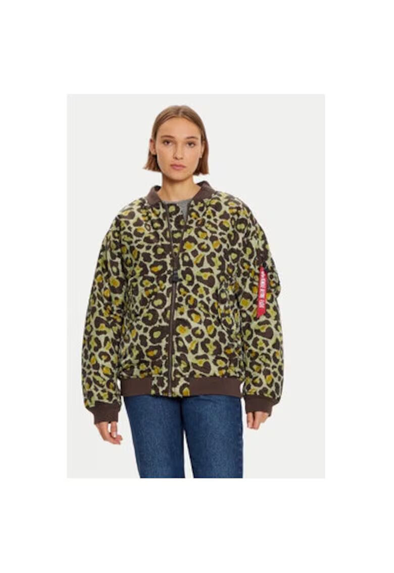 Alpha Industries Дамско яке - 304543494 - Найлон - Зелено