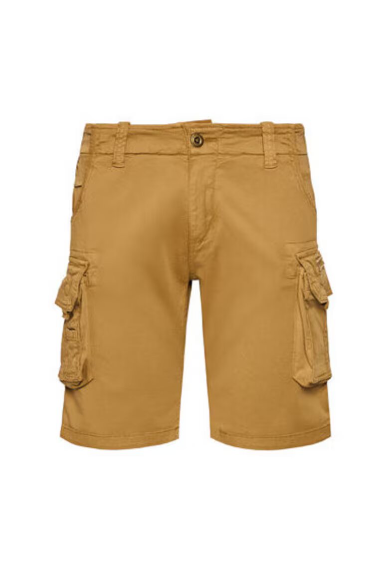 Alpha Industries Мъжки къси панталони 176203 13 - памук - кафяв