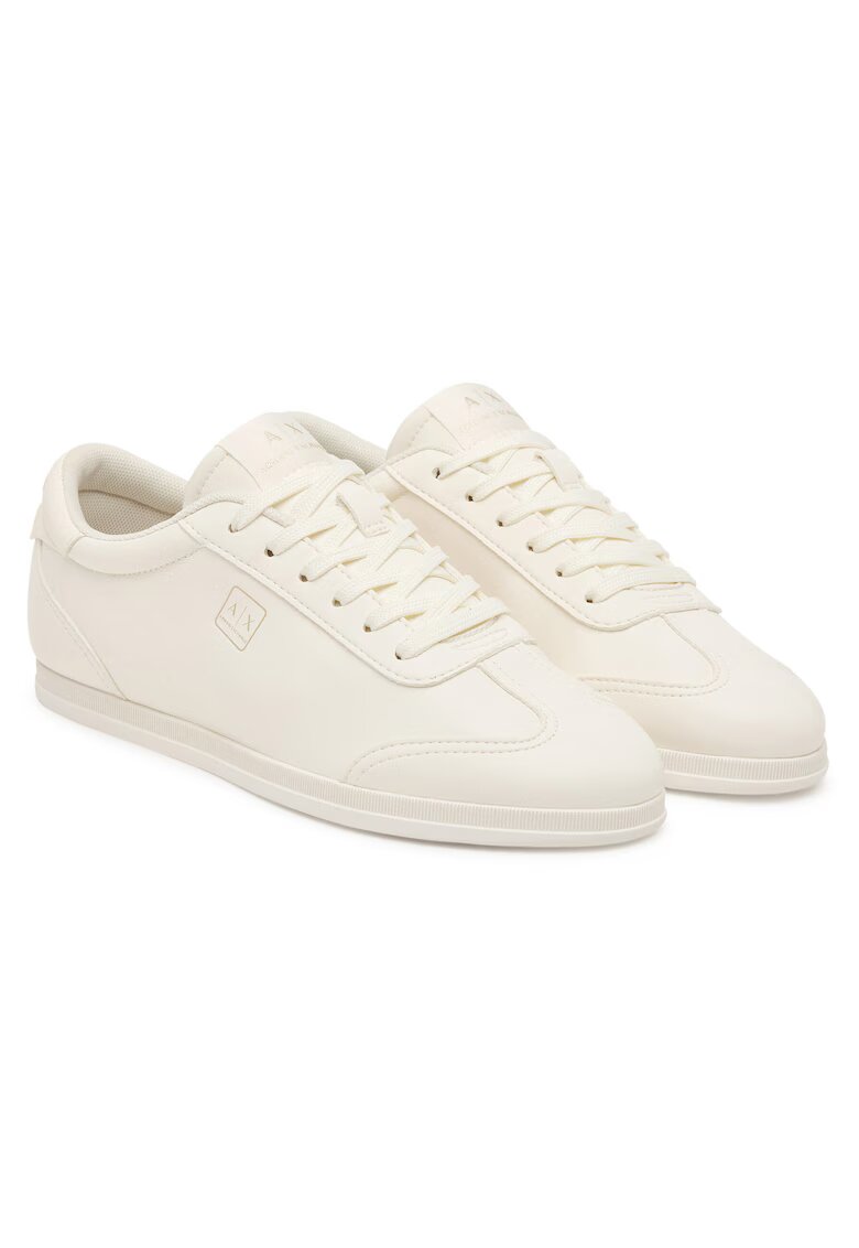 Armani Exchange Дамски кецове XW001668 - екологична кожа - бели
